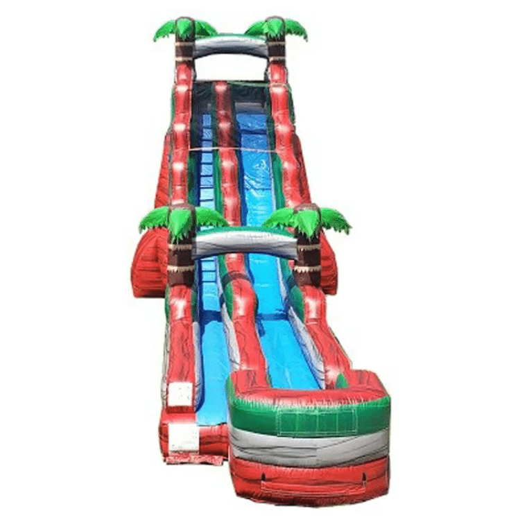 22 foot inflatable water slide tropical red marble5 1792605484 big Home