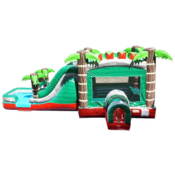 inflatable bounce house water slide mega tropical red marble3 1792 Home